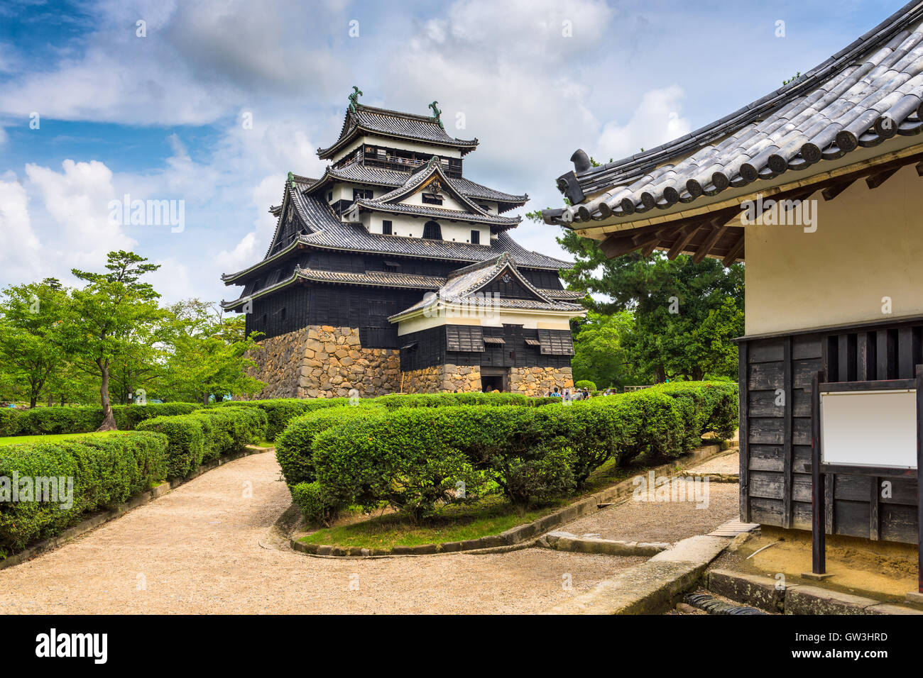 Matsue Burg Mastue, Japan. Stockfoto