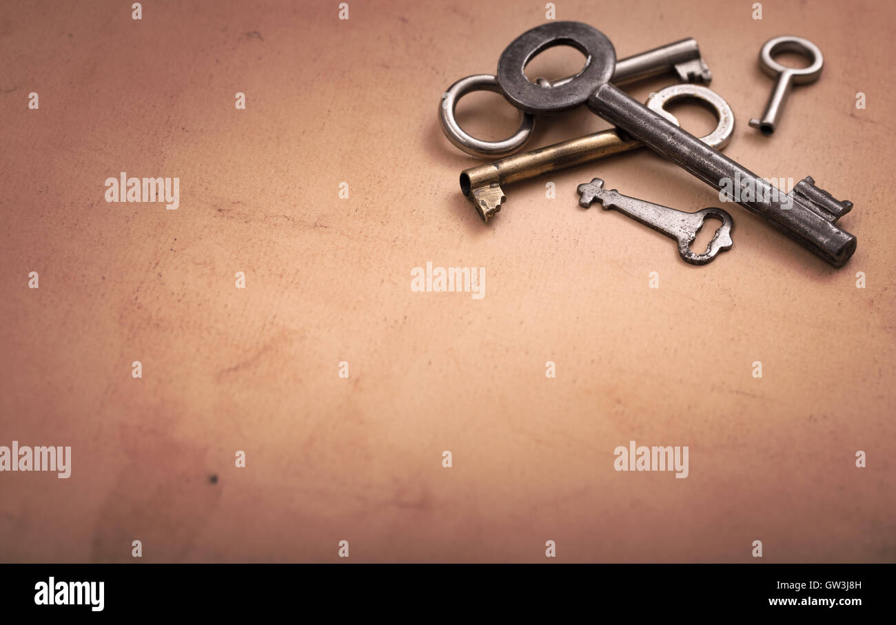 Alte Schlüssel Stockfoto