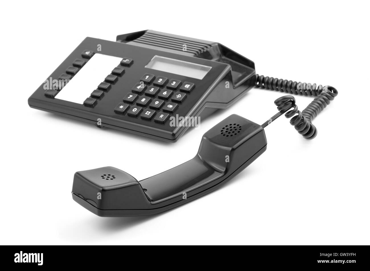 Altmodische Telefonhörer Stockfoto