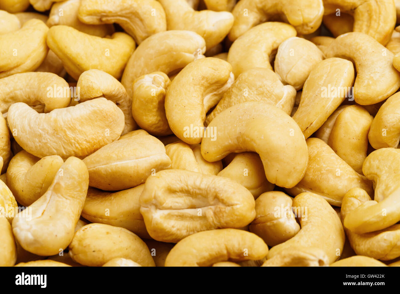 Frische Cashew-Nüssen Cloes bis Stockfoto