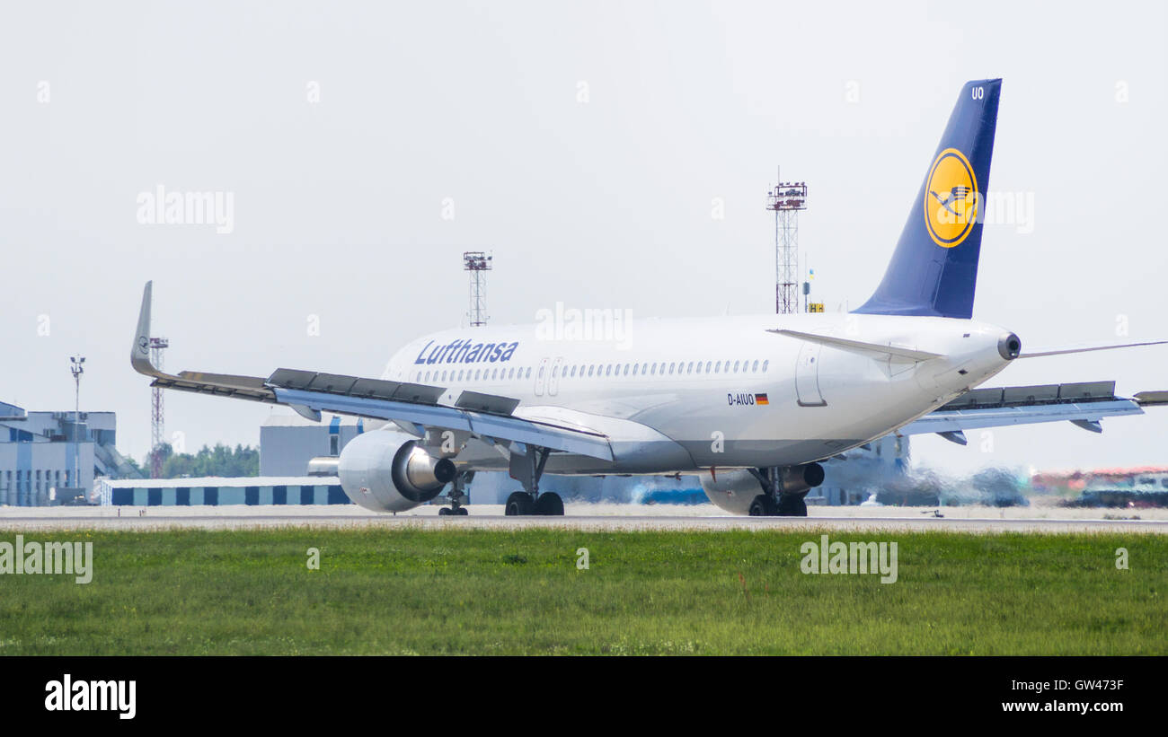 Airbus A320 Lufthansa Stockfoto