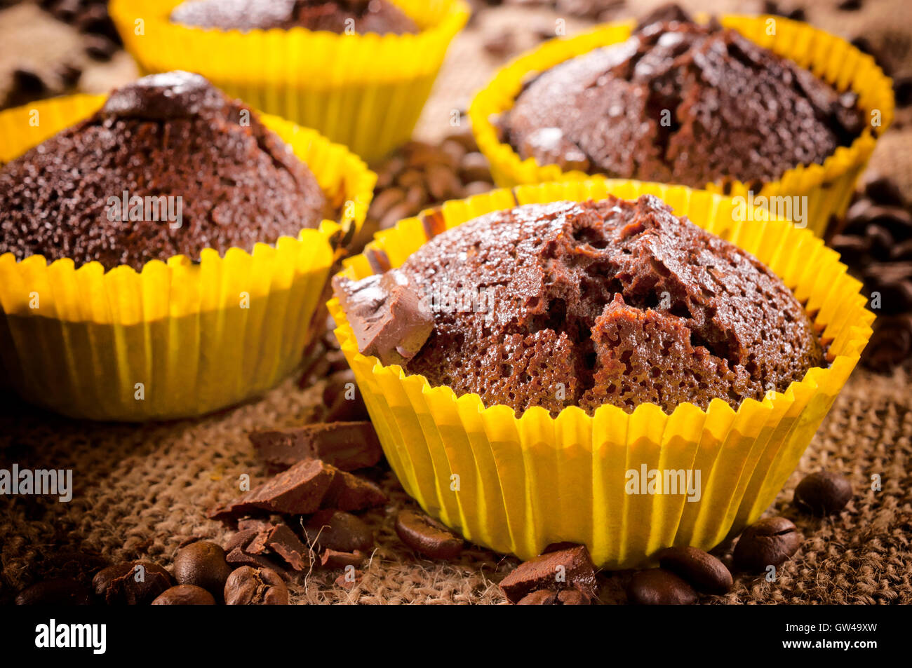 Desserts-cup Stockfoto