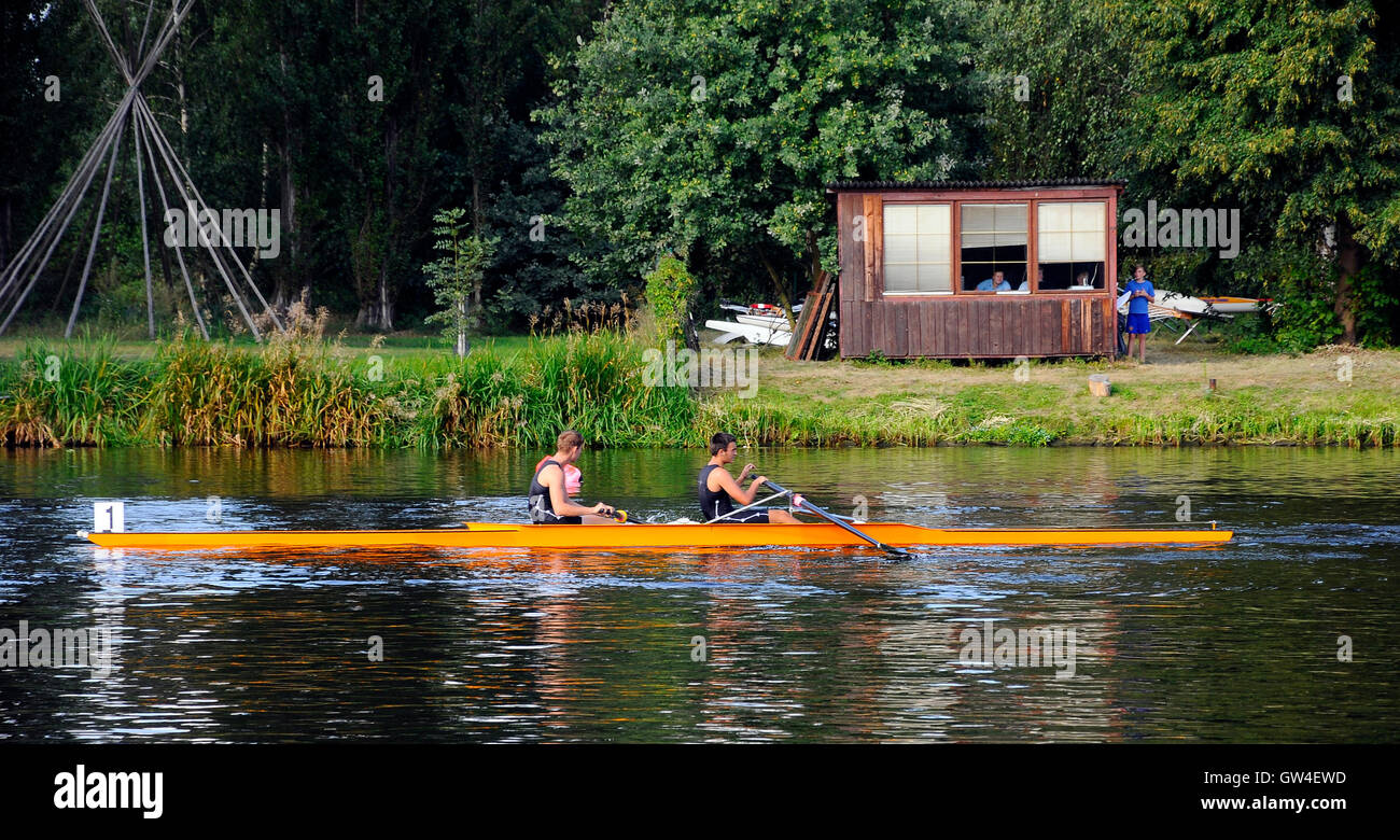 Brandys nad Labem, Tschechische Republik. 10. September 2016.  Wurden Cup im Rudern in der KV-Kondor in Brandys nad Labem 10,9-11.6.2016 Credit: Josef Pliva/Alamy Live-Nachrichten Stockfoto