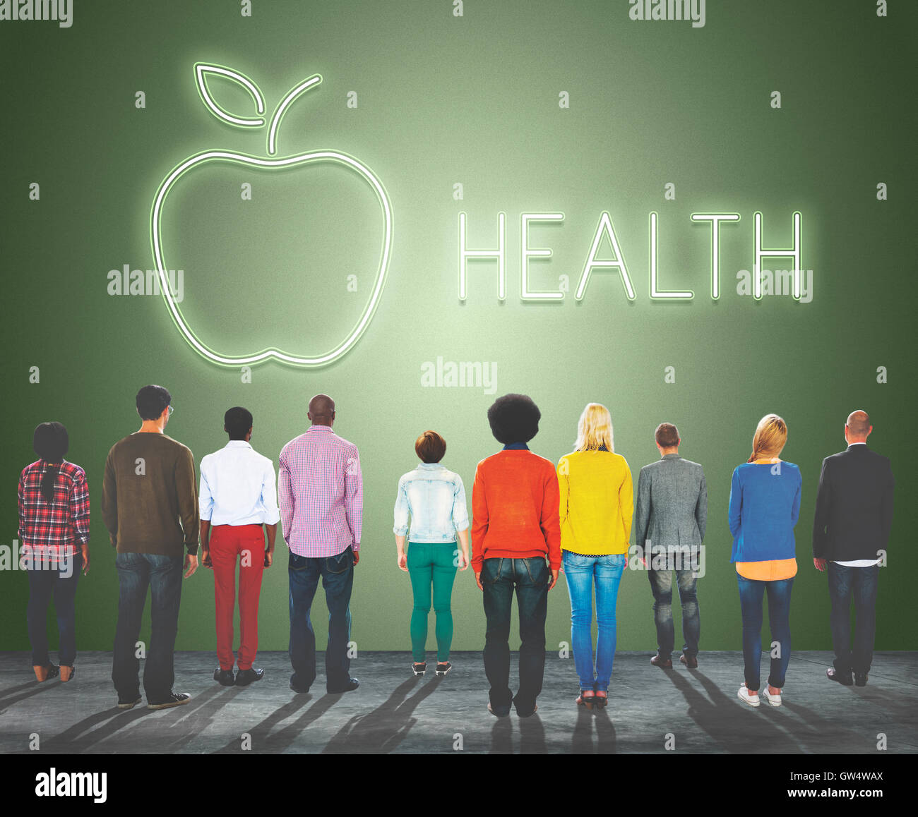 Gesundheit-Ernährung-Apple gesunde Ernährung Bio Konzept Stockfoto