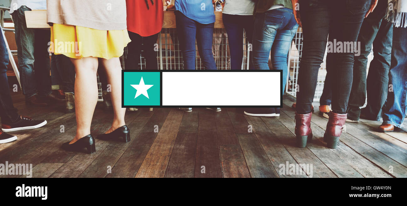 Abzeichen Kopie Banner Beschriftung leer Stempel Raumkonzept Stockfoto