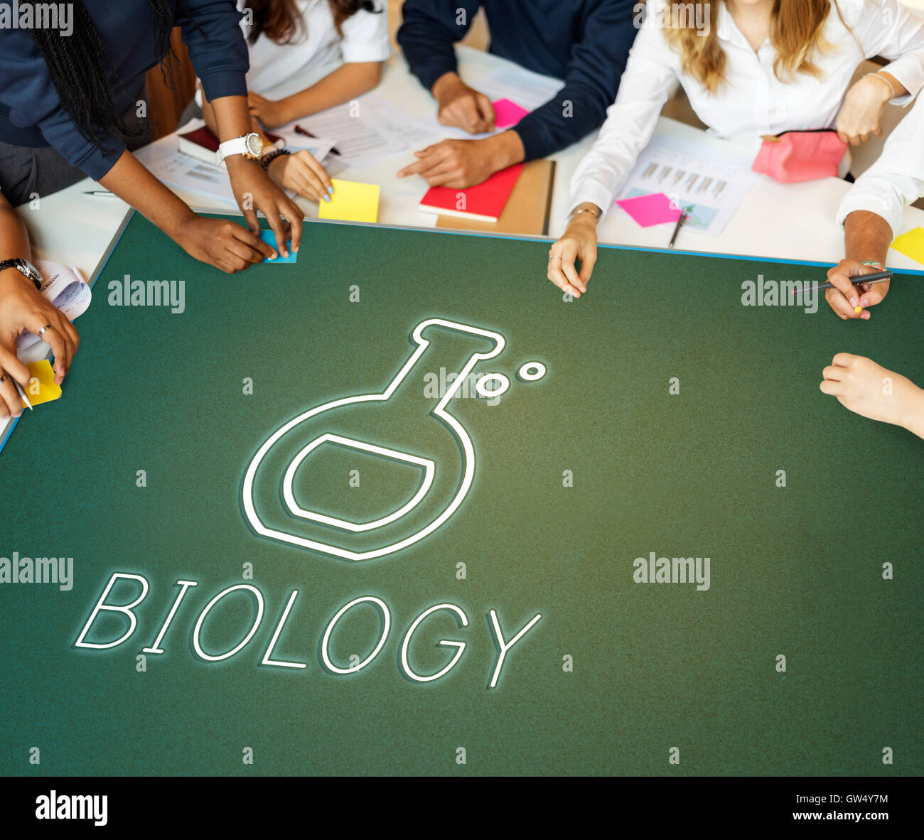 Wissenschaft Biologie wissenschaftliche Konzept Stockfoto