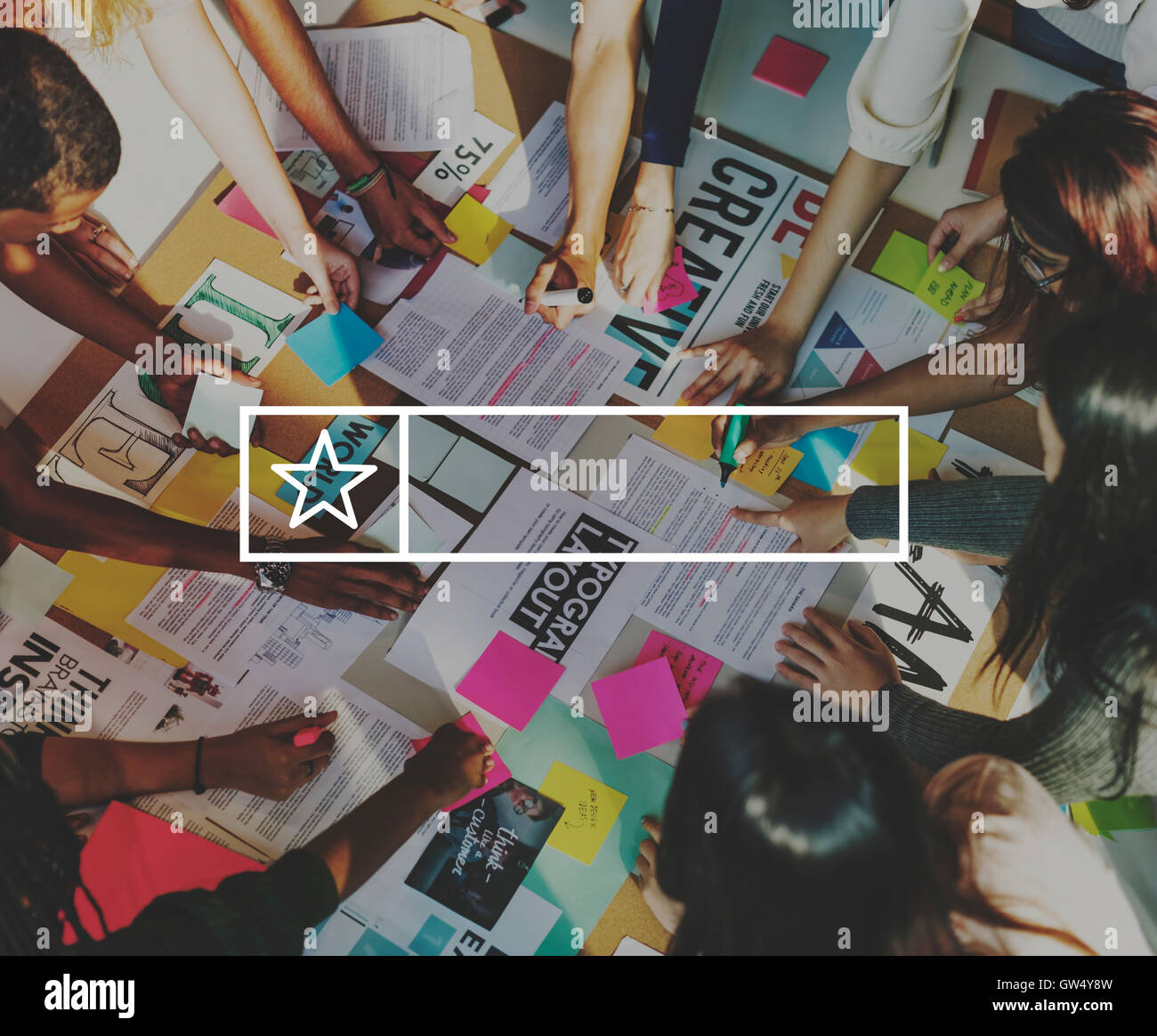 Abzeichen Kopie Banner Beschriftung leer Stempel Raumkonzept Stockfoto