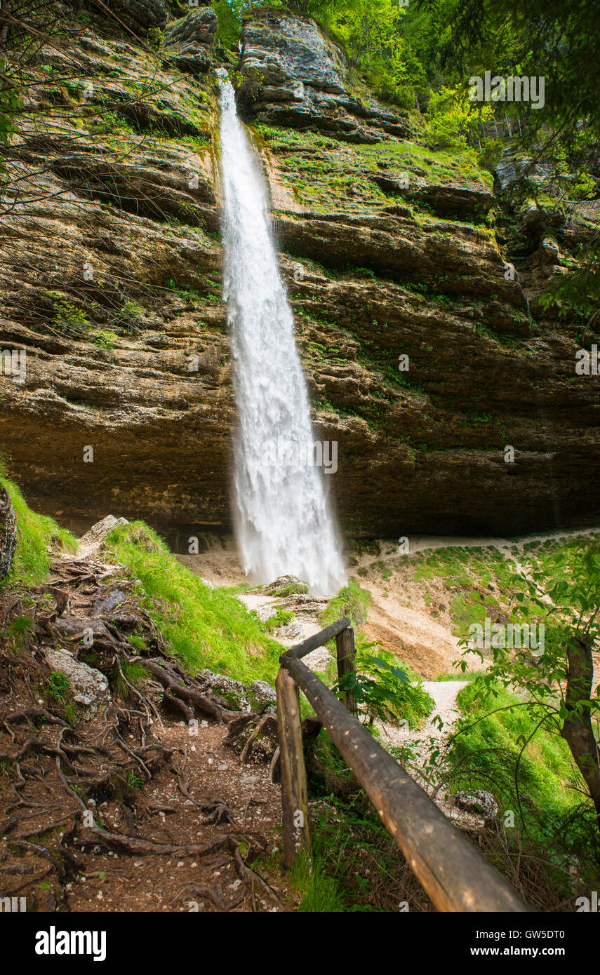 Pericnik Wasserfall, Slowenien Stockfotografie Alamy