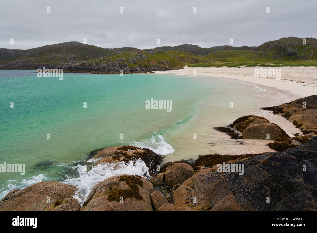 Achmelvich Bay - schottischen Highlands, UK Stockfoto