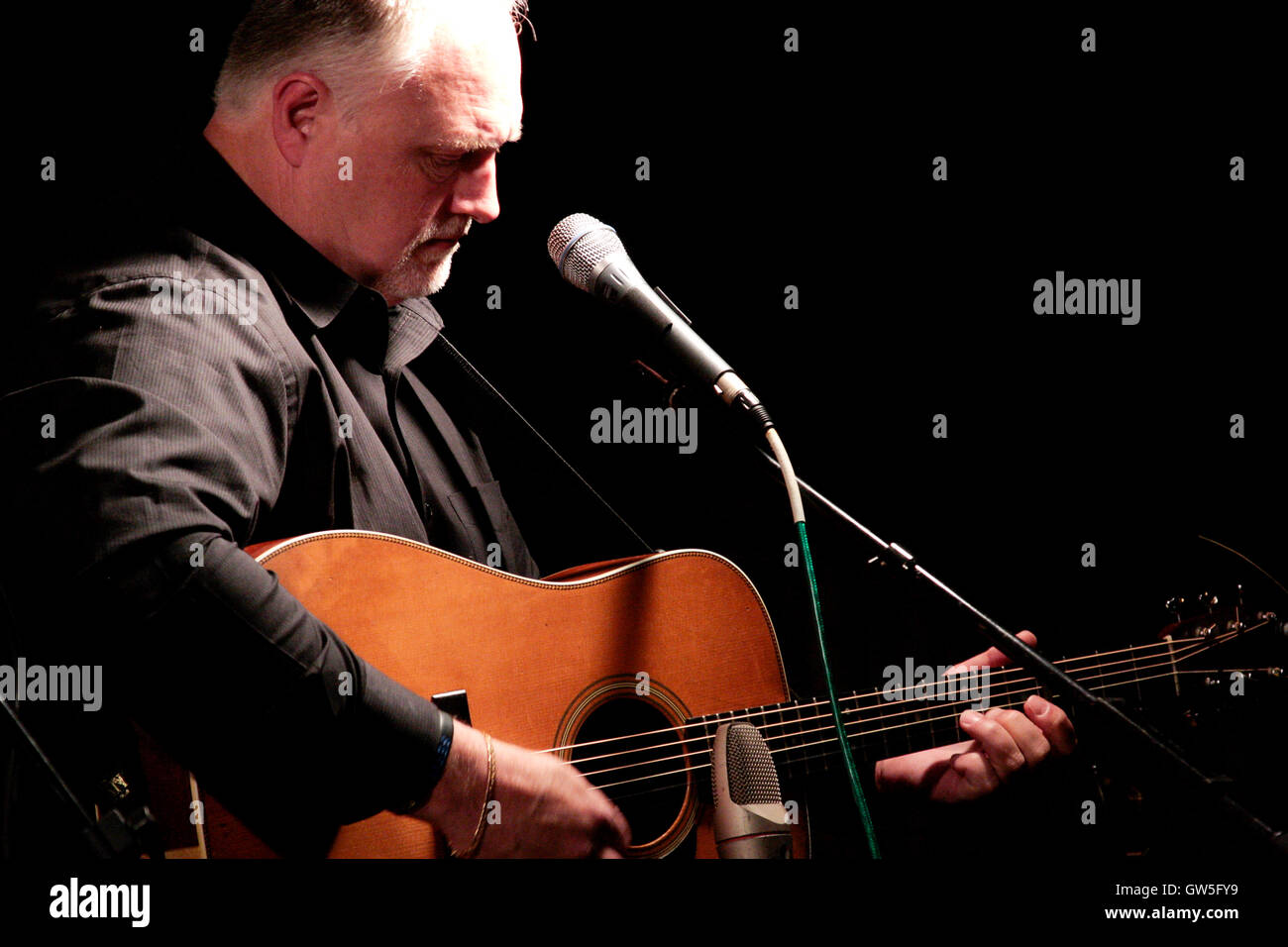 Bluegrass-Band bei Krazy Fisch Stockfoto