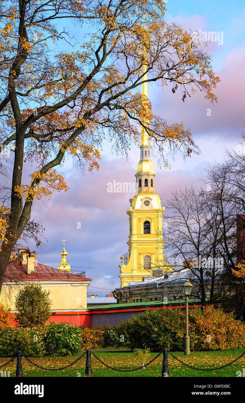 St. Peter und Paul-Festung, Sankt Petersburg, Russland Stockfoto