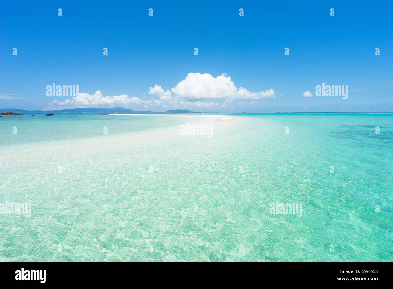 Tropische Insel-Paradies der Insel Ishigaki, Yaeyama-Inselgruppe, Okinawa, Japan Stockfoto