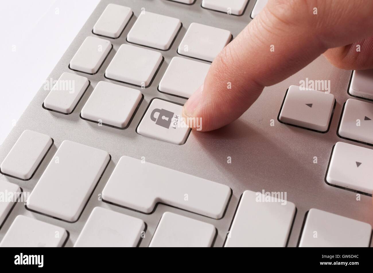 Lock-Taste Stockfoto