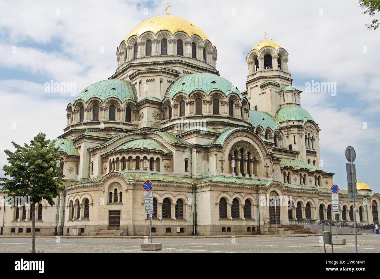 St. Alexander-Newski-Kathedrale, Sofia, Bulgarien Stockfoto