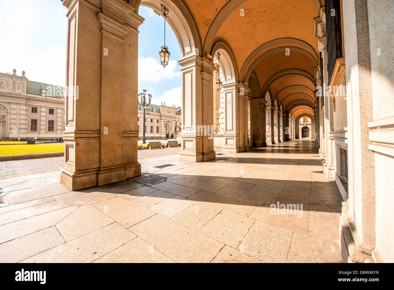 Turin-Stadt in Italien Stockfoto