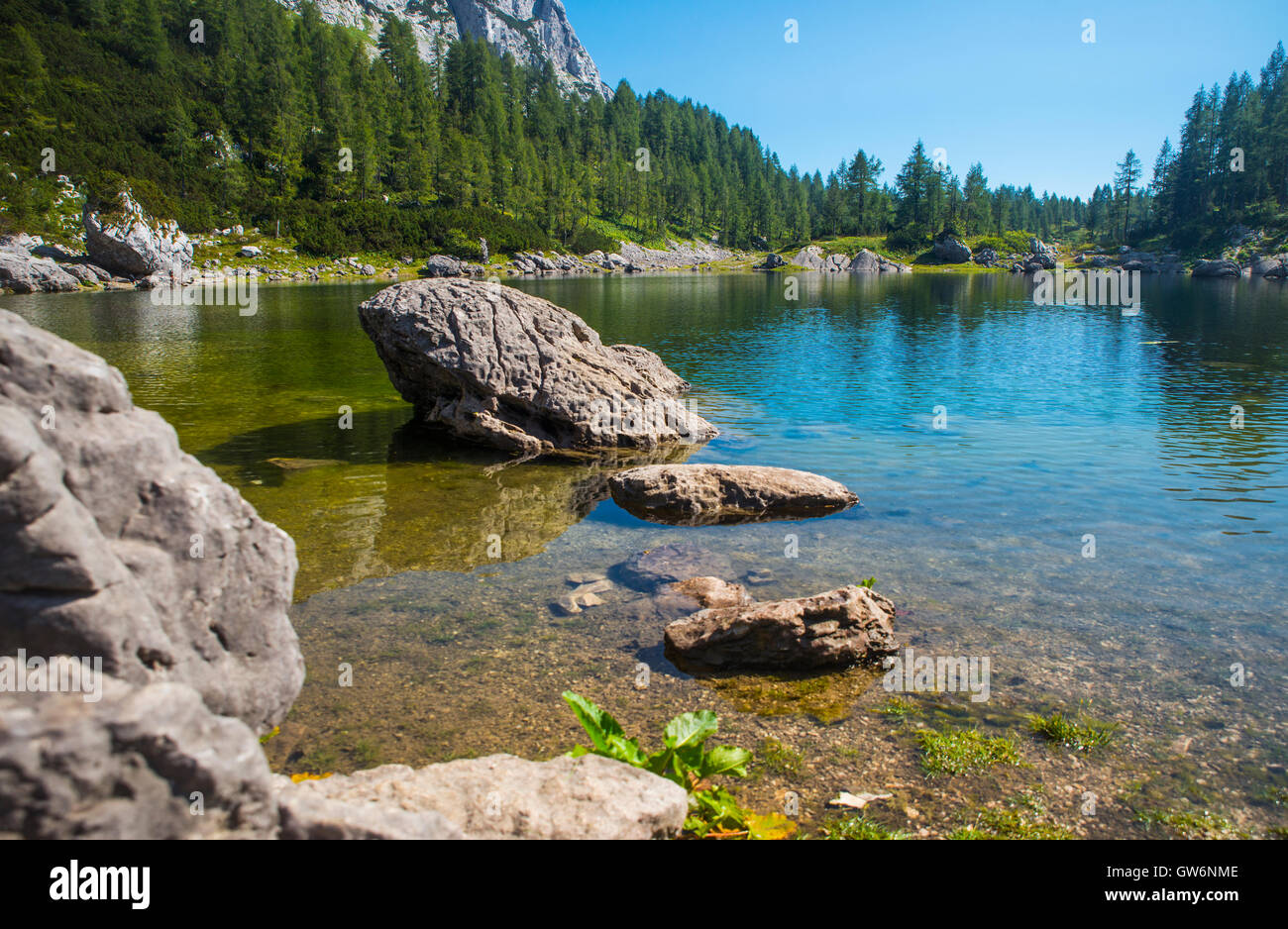 Sieben Triglav Seen, Slowenien Stockfoto