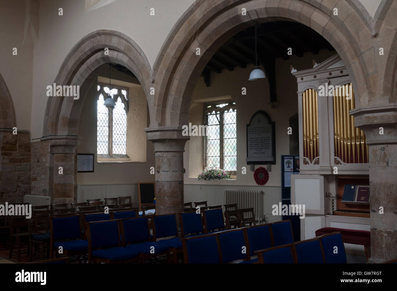 Kirche St. Denys, Eaton, Leicestershire, England, UK Stockfoto