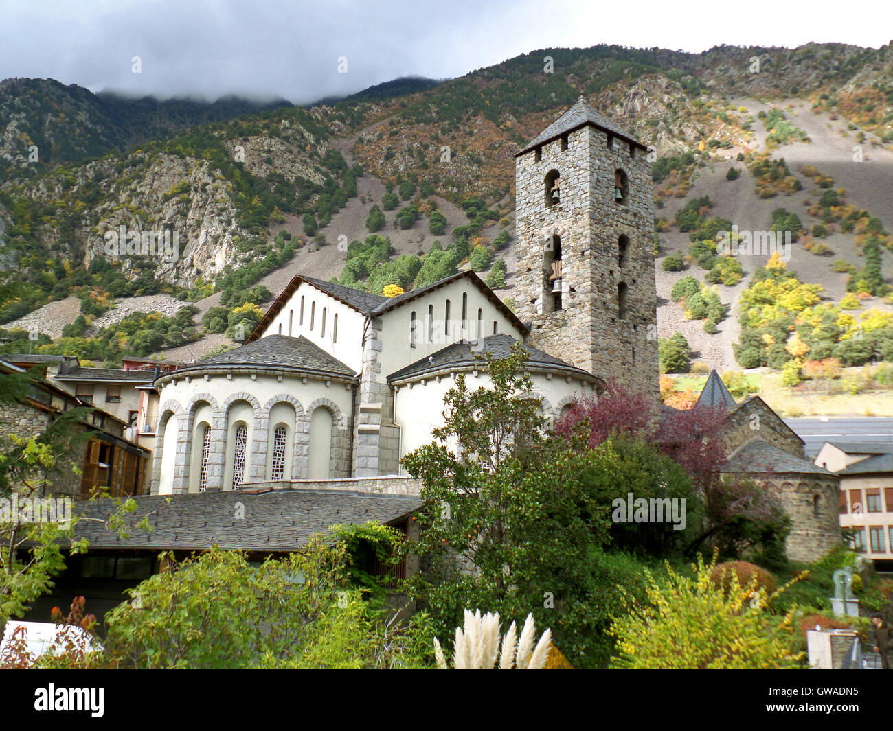 Kirche Sant Esteve, das Wahrzeichen der Altstadt von Andorra La Vella