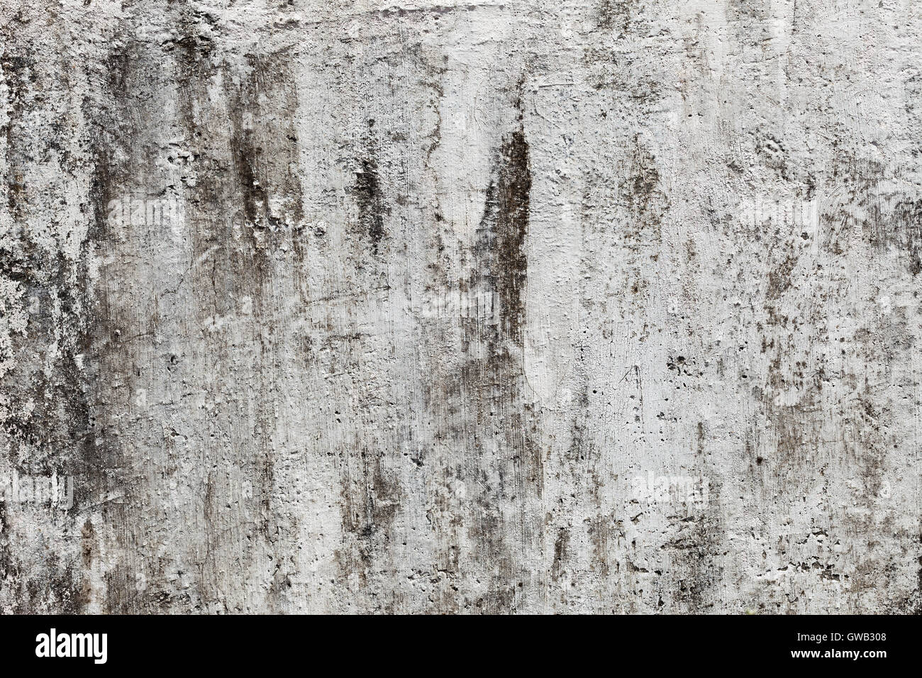 Grunge geknackt Betonwand Stockfoto