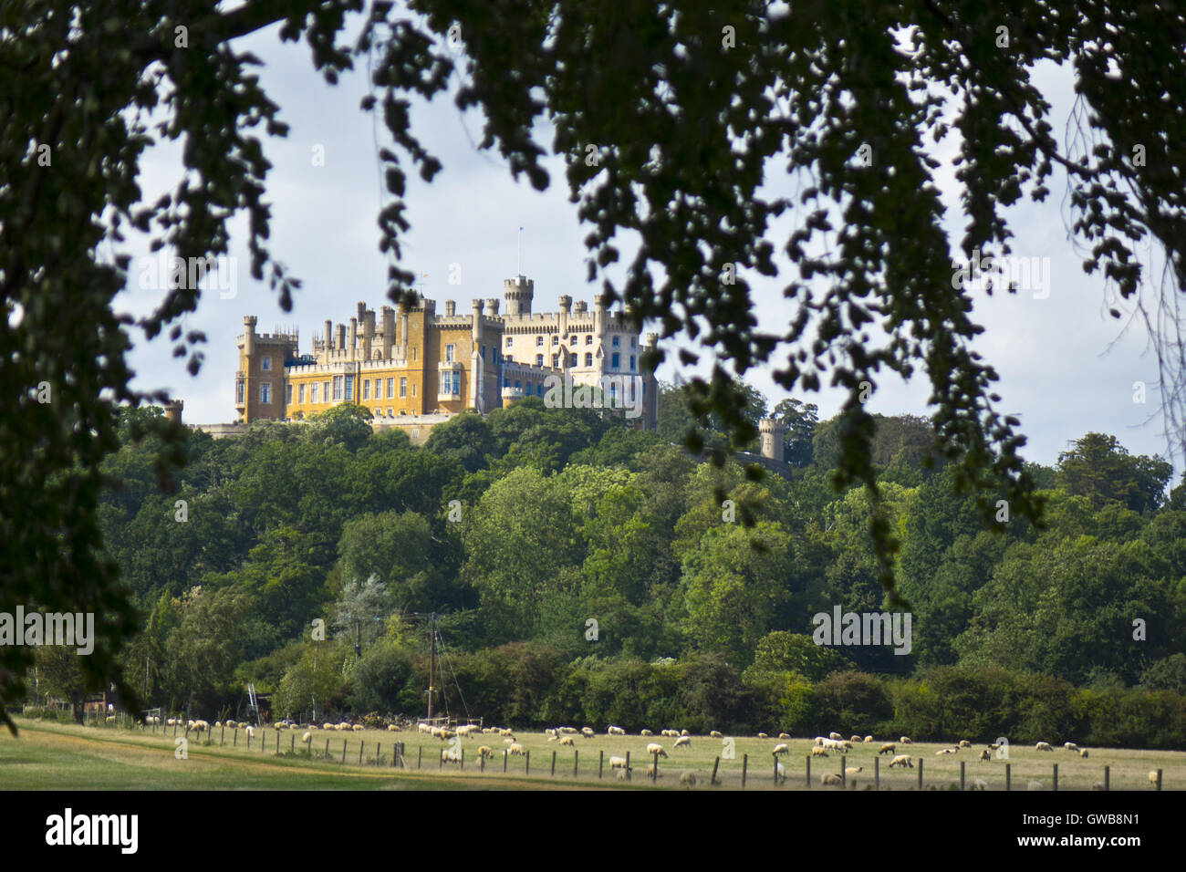 Belvoir Castle Leicestershire, England UK Stockfoto