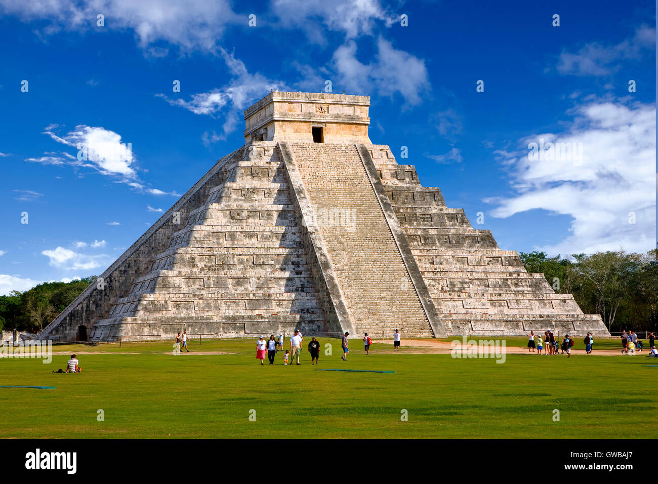 Chichén Itzá Castillo in Yucatan, Mexiko Stockfoto