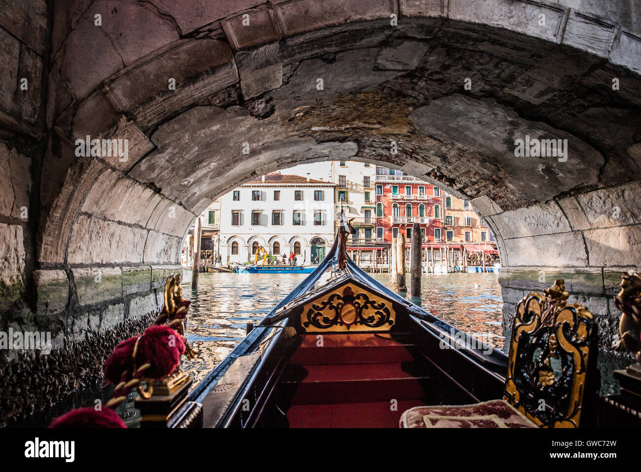 Besuch in Venedig Stockfoto