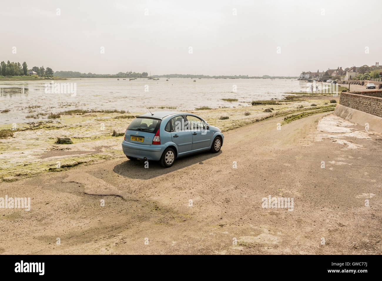 Bosham an einem warmen Sommern Tag - Bosham, West Sussex, England, UK. Stockfoto