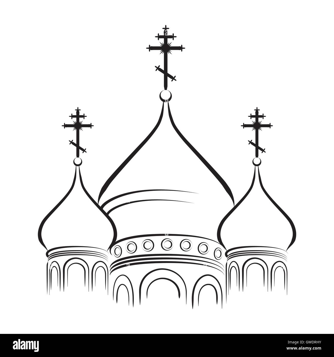 Der Dom-Kuppel Stock Vektor