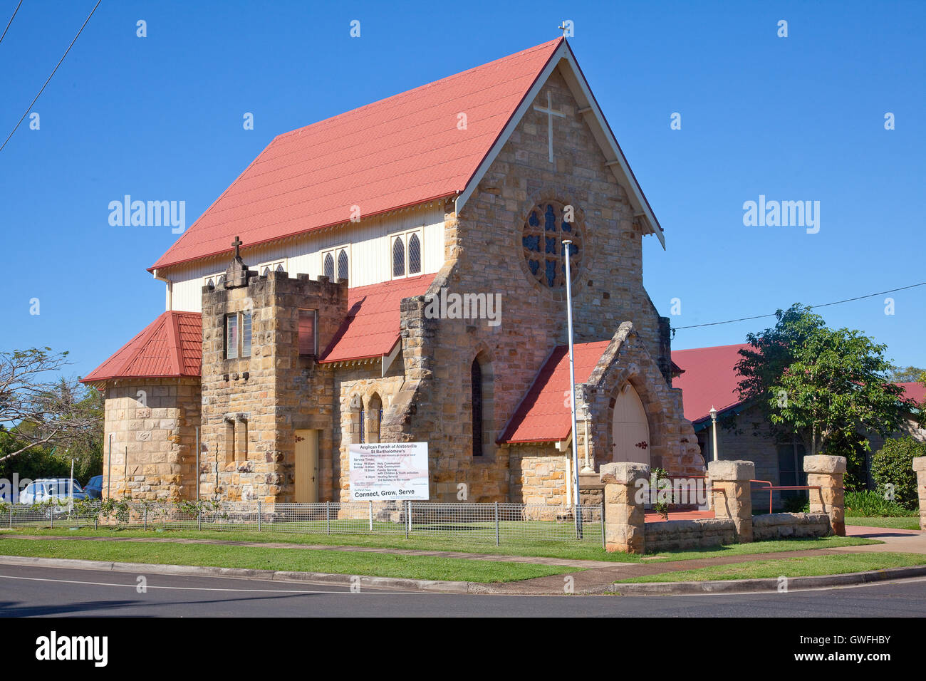 Alstonville anglikanische Kirche, Alstonville, NSW, Australien Stockfoto