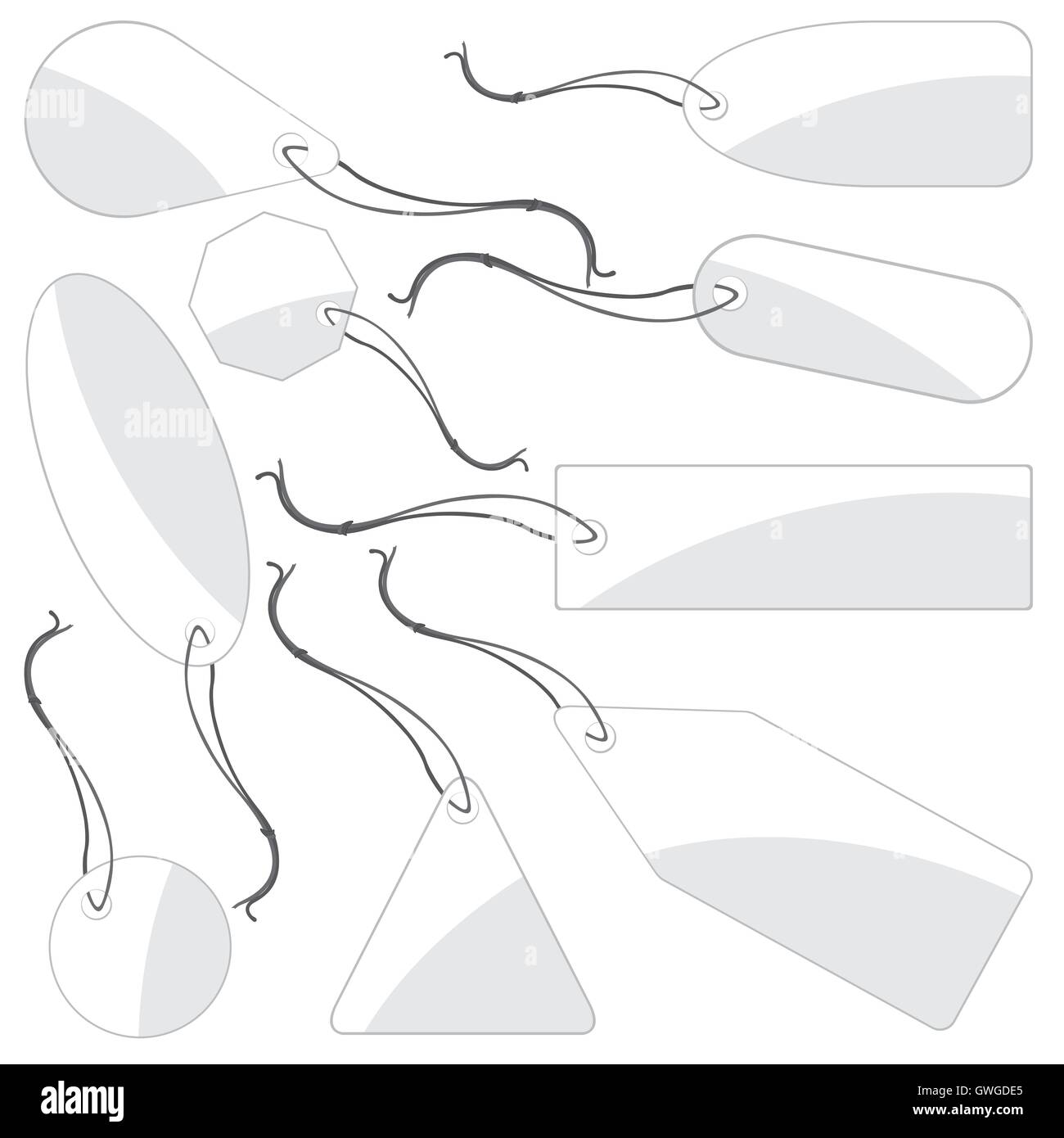 Abzeichen, schwarz, weißer Hintergrund, Geschäft, Gestaltung, Element, leer, Geschenk, hängen, Icon, Illustration, isoliert, beschriften, Nachricht Stock Vektor