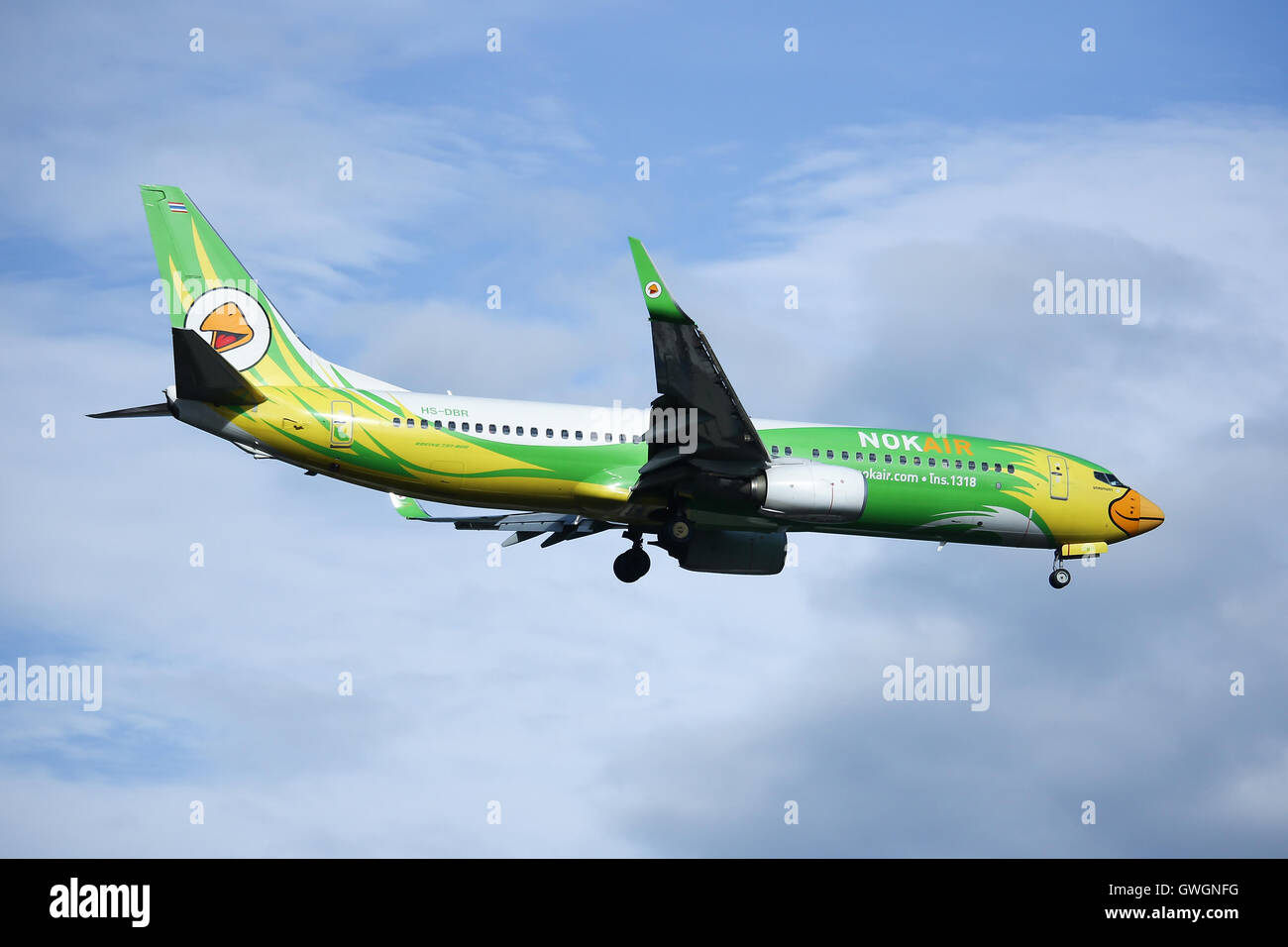 HS-DBR Boeing 737-800 von man. Stockfoto