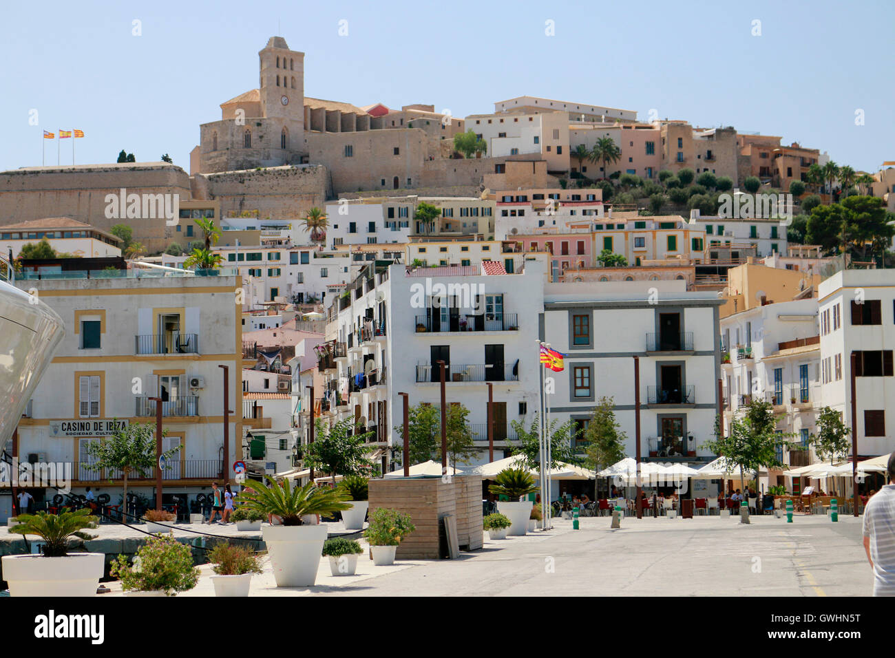 Ibiza-Stadt, Ibiza, Spanien. Stockfoto