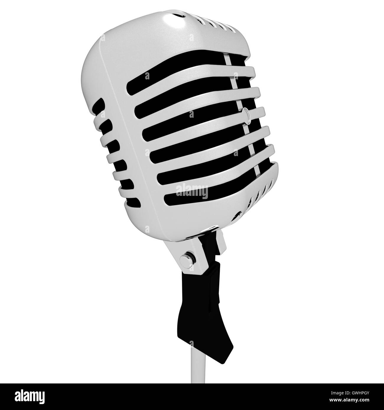 Mikrofon-Nahaufnahme zeigt Talent Mic Konzert oder Show Stockfoto