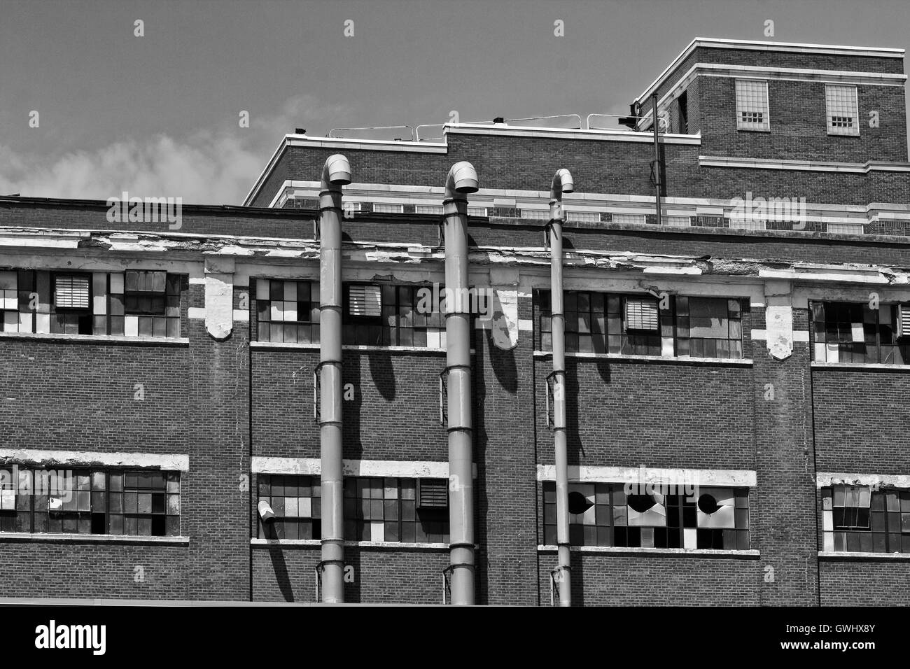 Urban Factory - getragen, gebrochen und vergessene V aufgegeben Stockfoto