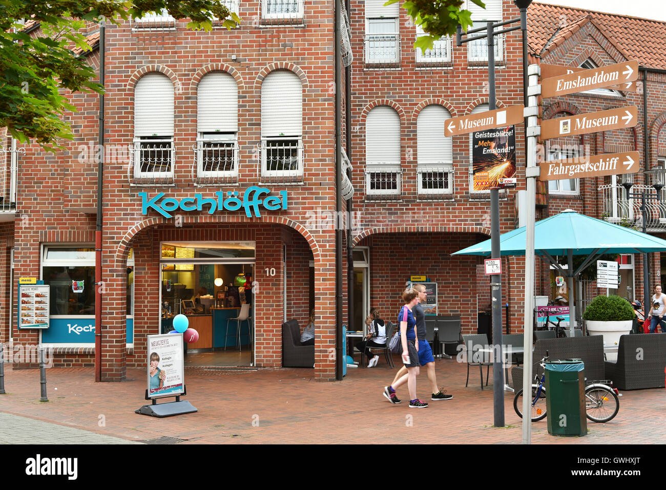 Kochlöffel ist eine deutsche Fast-Food-Restaurant-Kette. Stockfoto