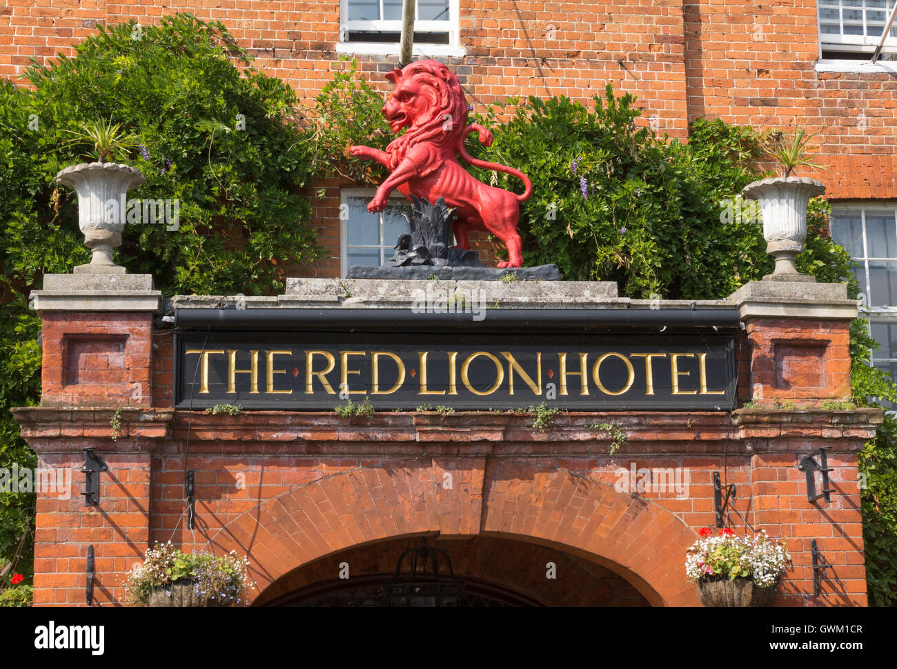 Das Red Lion Hotel in Henley, England Stockfoto