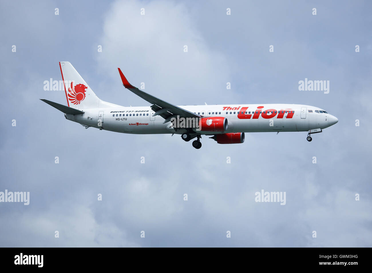 HS-LTU-Boeing 737-900ER der Thai Lion Air Airlines Stockfoto