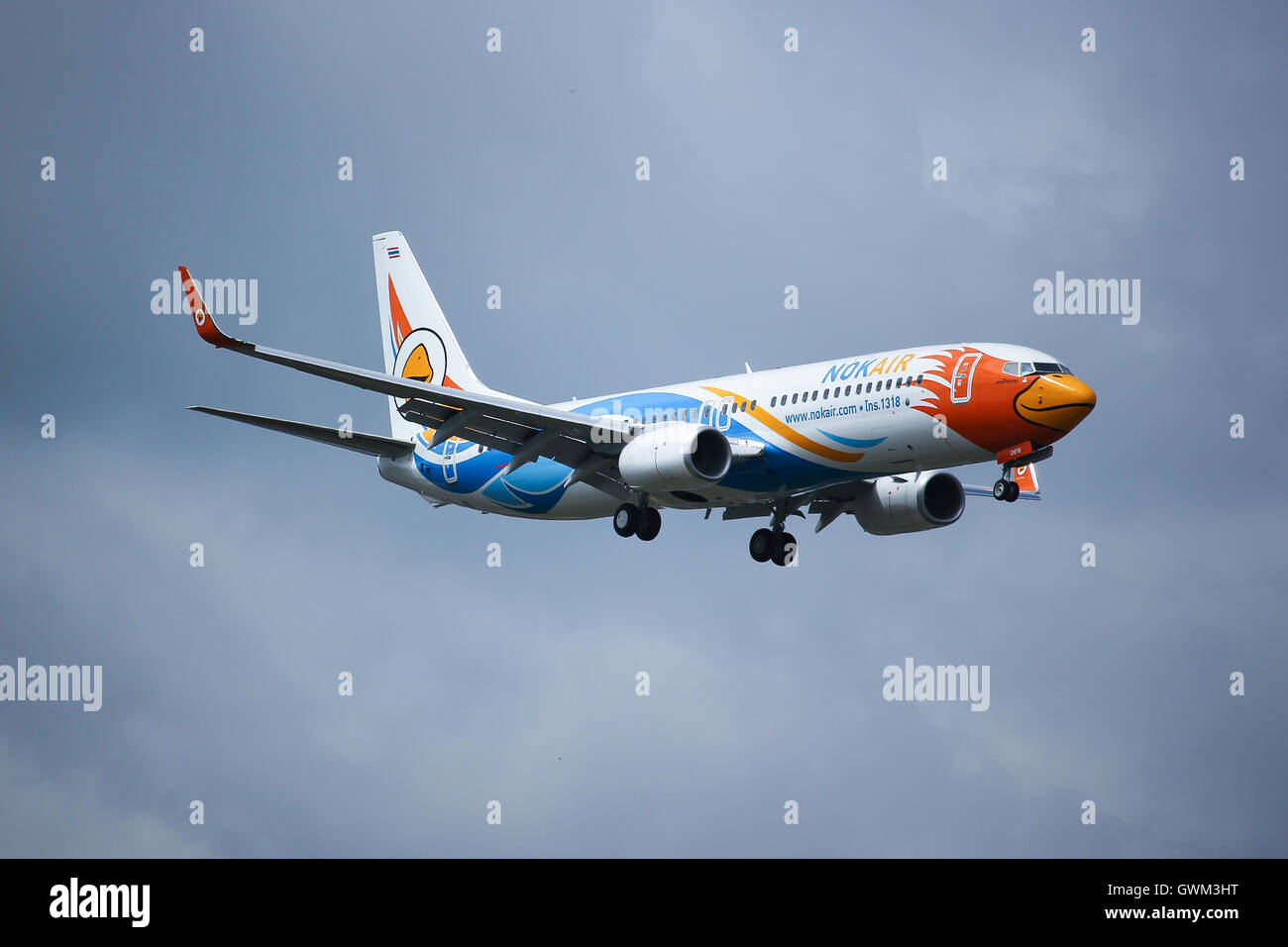 HS-DBW Boeing 737-800 von man. Stockfoto