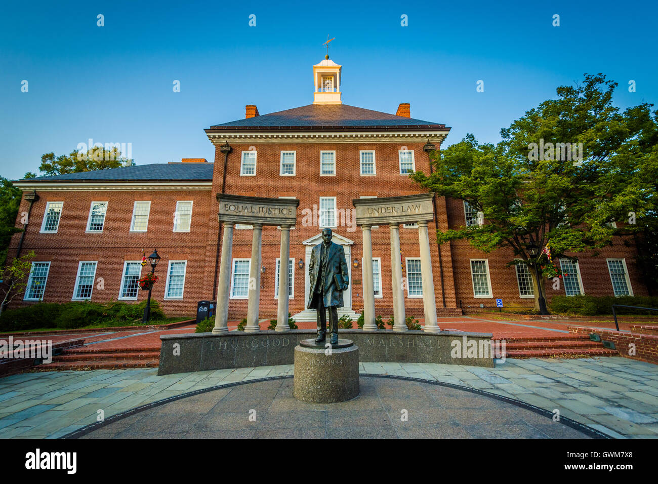 Die Thurgood Marshall Memorial, in Annapolis, Maryland. Stockfoto