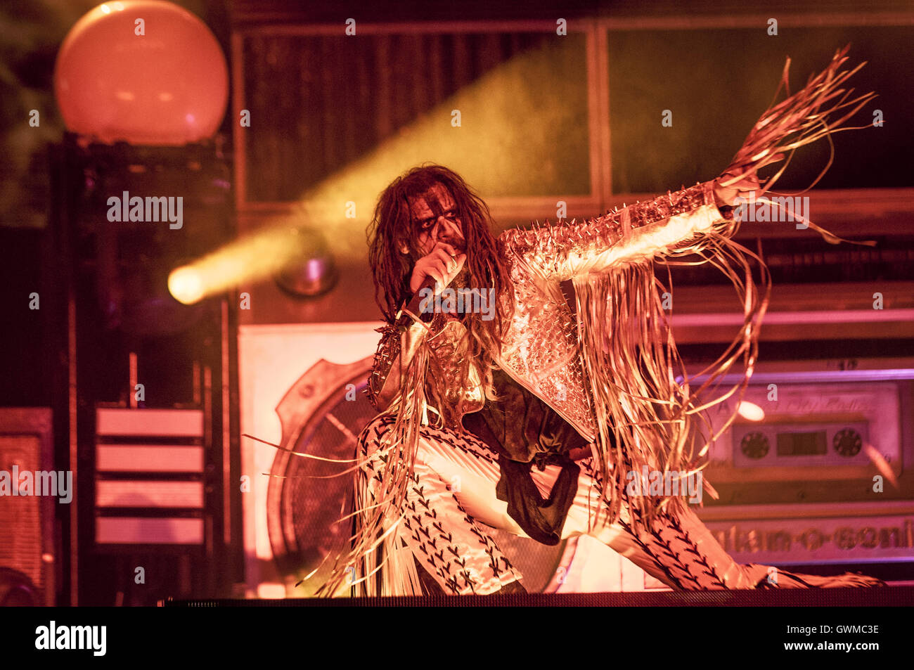 Rock auf der Reihe 2016 Musikfestival MAPFRE-Stadion in Columbus, Ohio, USA am 21. Mai 2016 mit: Rob Zombie wo: Columbus, Ohio, Vereinigte Staaten, wann: 21. Mai 2016 Stockfoto