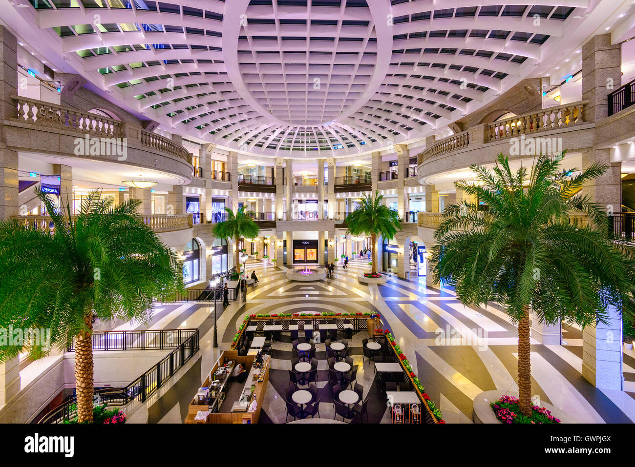 Einkaufszentrum in Taipei, Taiwan. Stockfoto