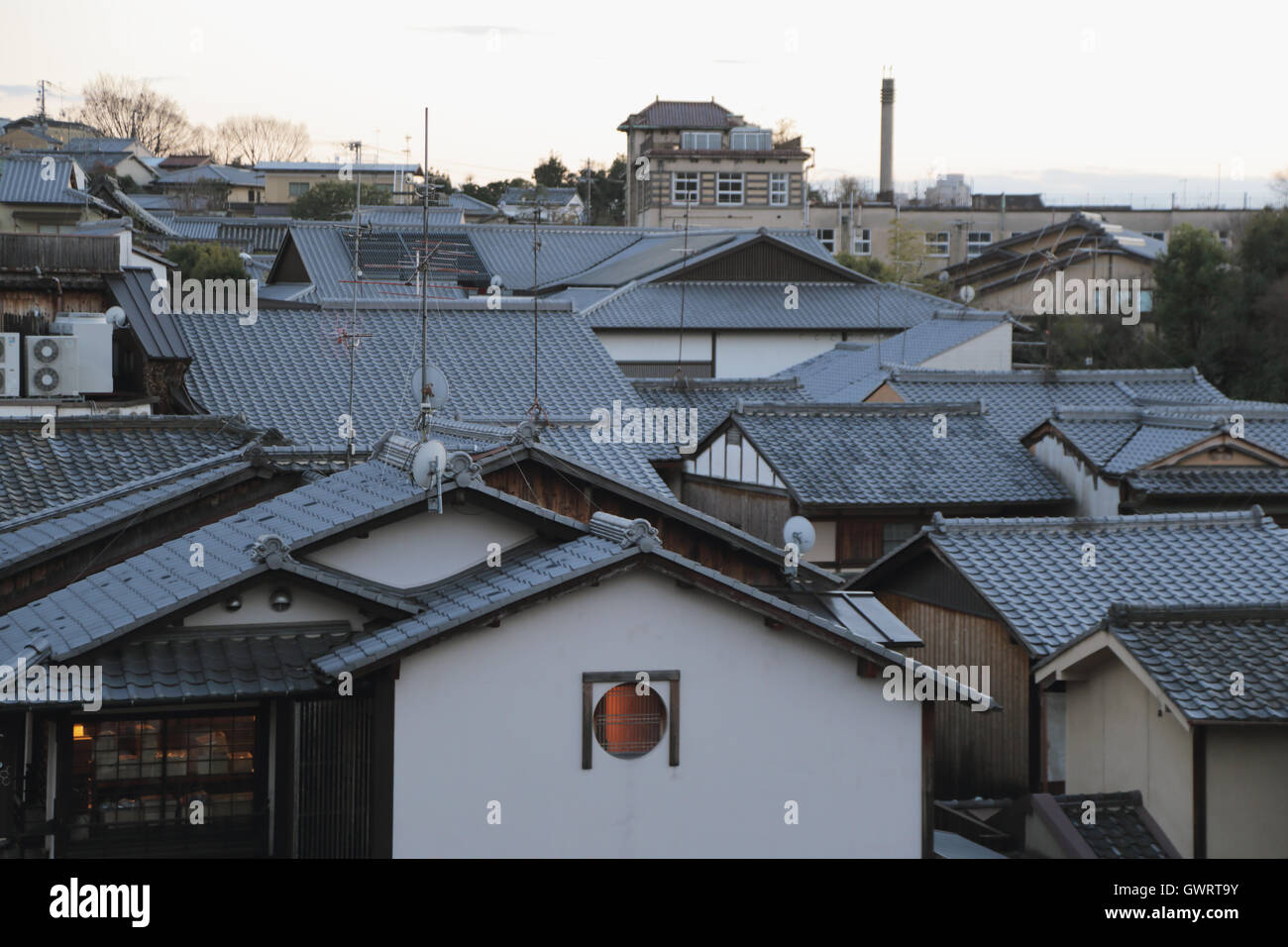 Traditionelle Gebäude, Kyoto, Japan Stockfoto