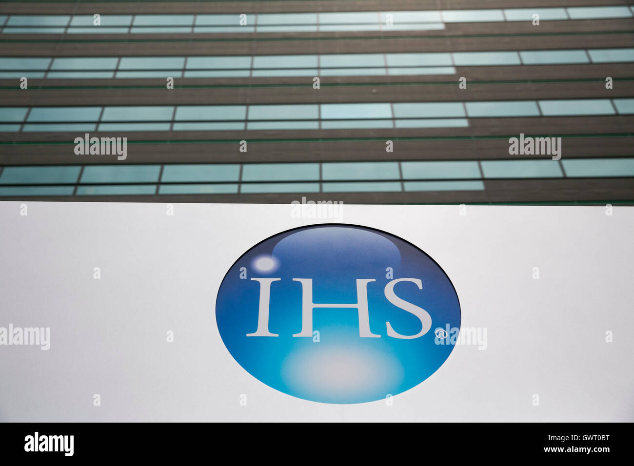 Ein Logo Zeichen außerhalb einer Einrichtung von IHS Markit in Southfield, Michigan am 17. Juli 2016 besetzt. Stockfoto