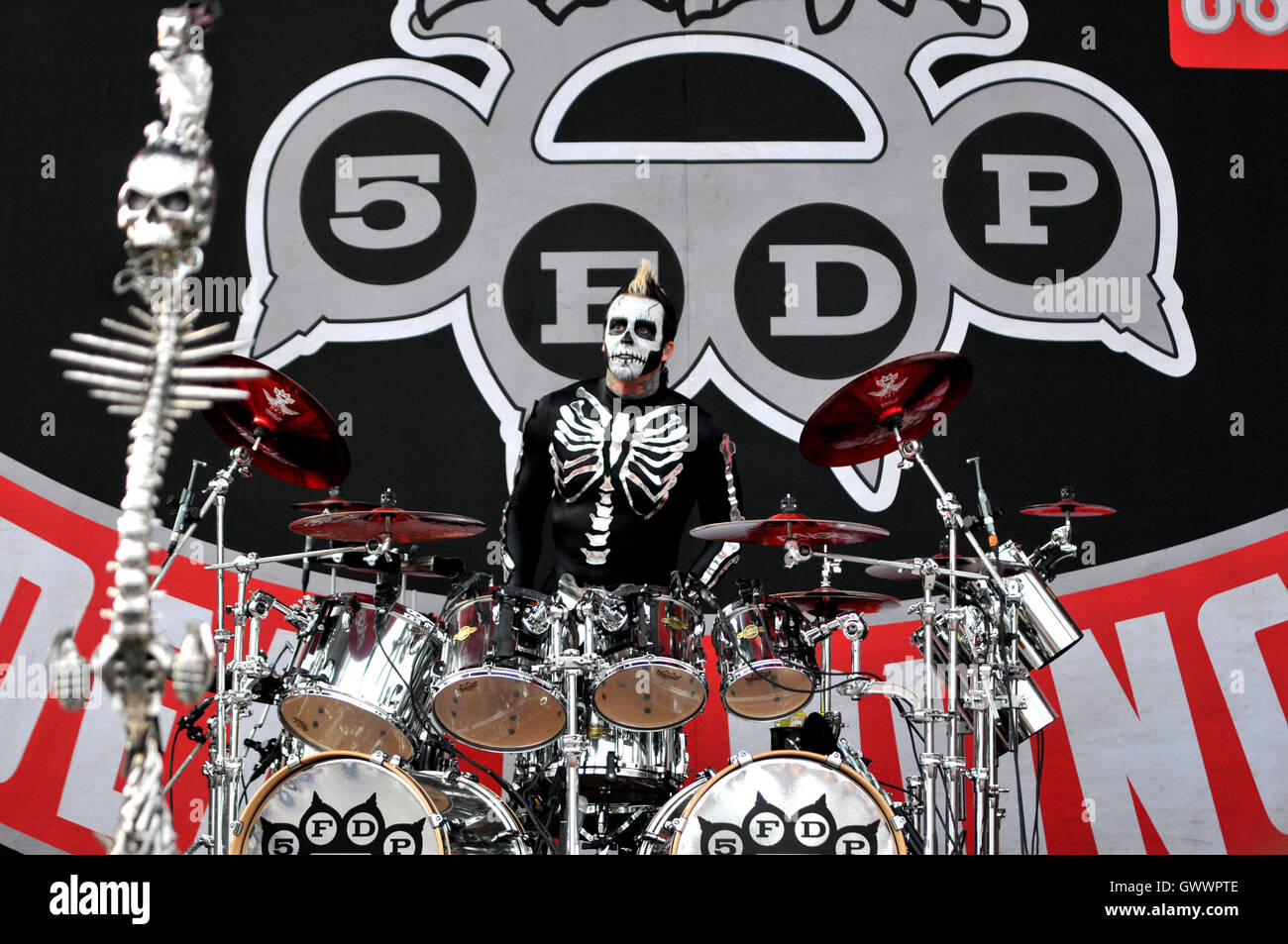 Rock auf der Reihe 2016 - Tag 2 - Auftritte bei der MAPFRE Stadion mit: Five Finger Death Punch wo: Columbus, Ohio, Vereinigte Staaten, wann: 21. Mai 2016 Stockfoto