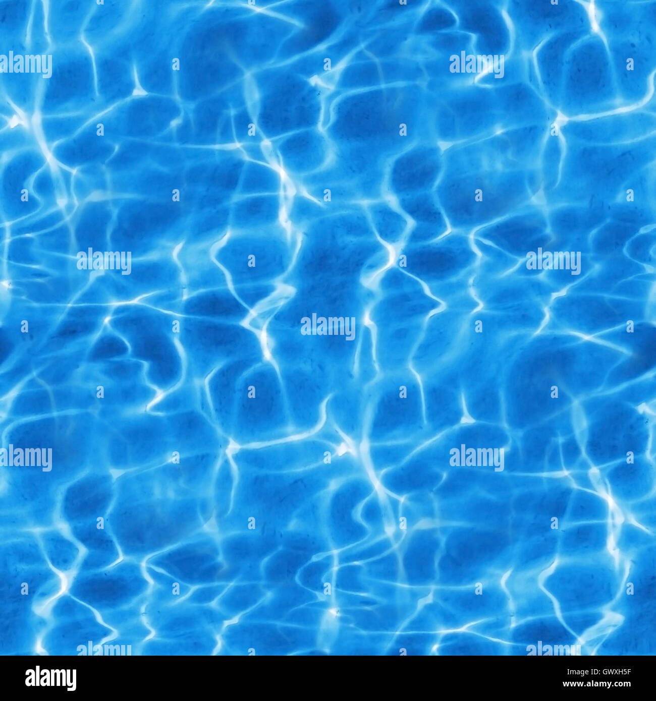 Oberflächenwasser Lichtreflexe als nahtlose Hintergrund Stockfoto