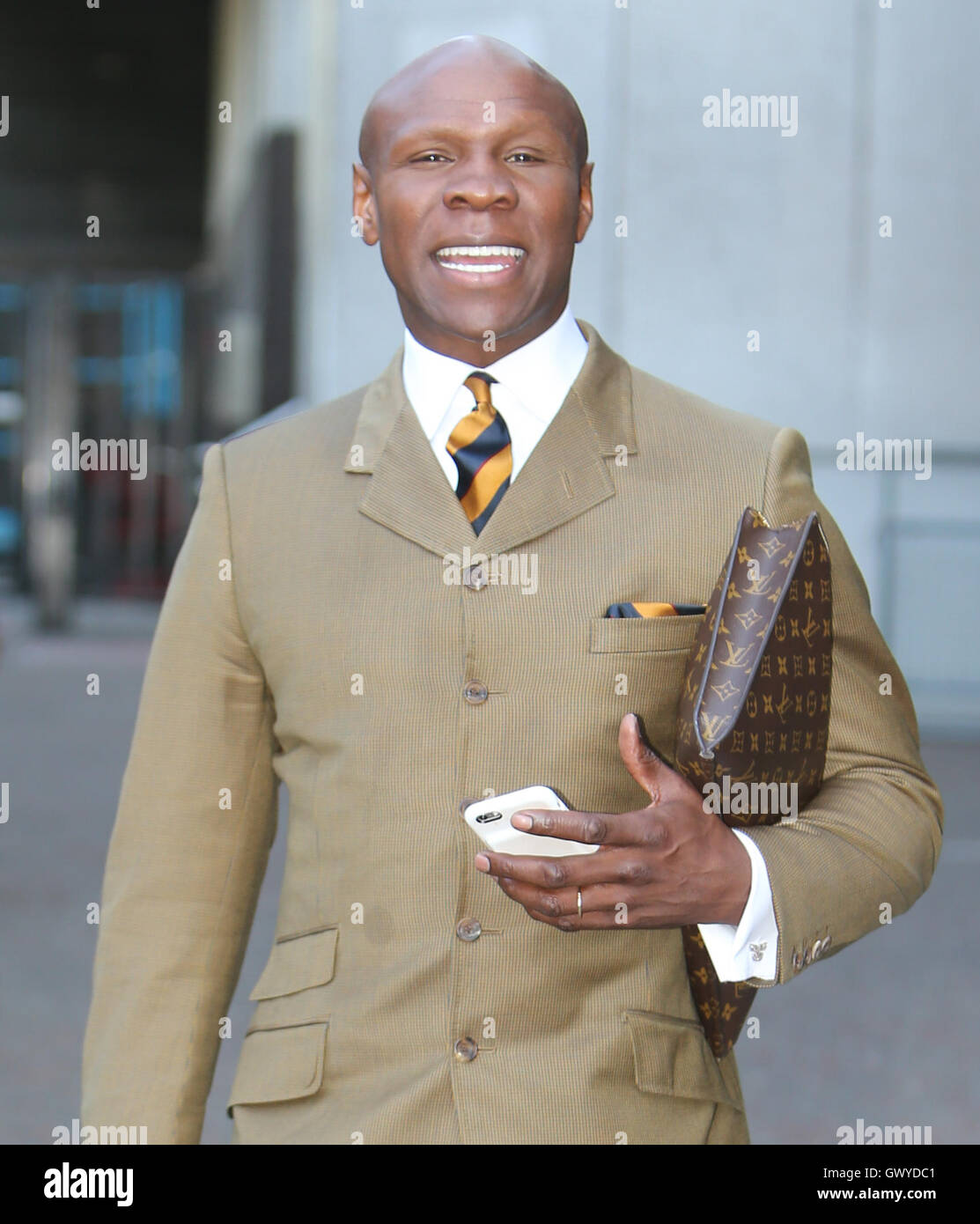 Chris Eubank außerhalb ITV Studios mit: Chris Eubank Where: London, Vereinigtes Königreich bei: 6. Juni 2016 Stockfoto