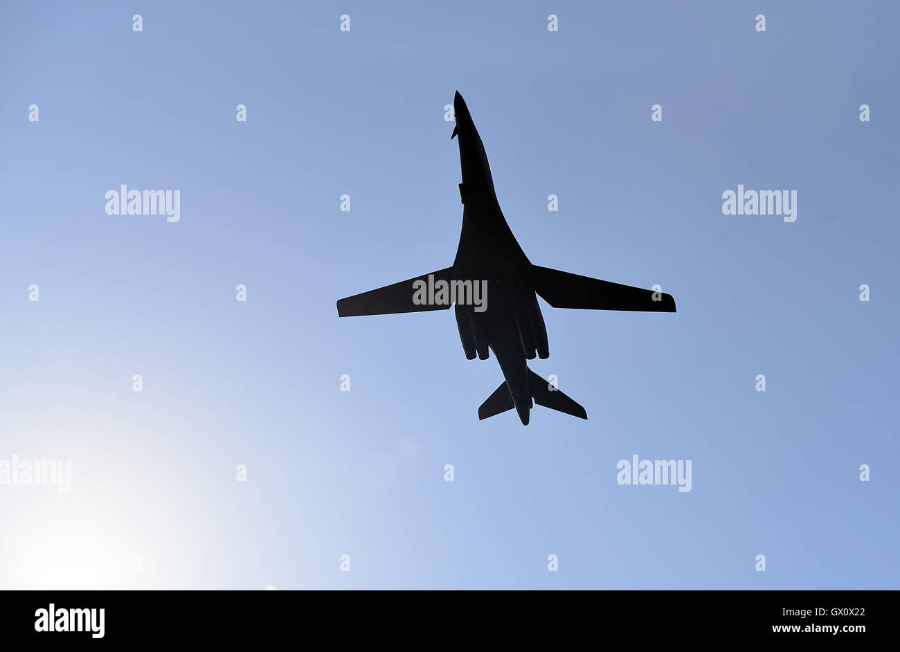 US-strategische Bomber B-1 b Lancer Stockfoto