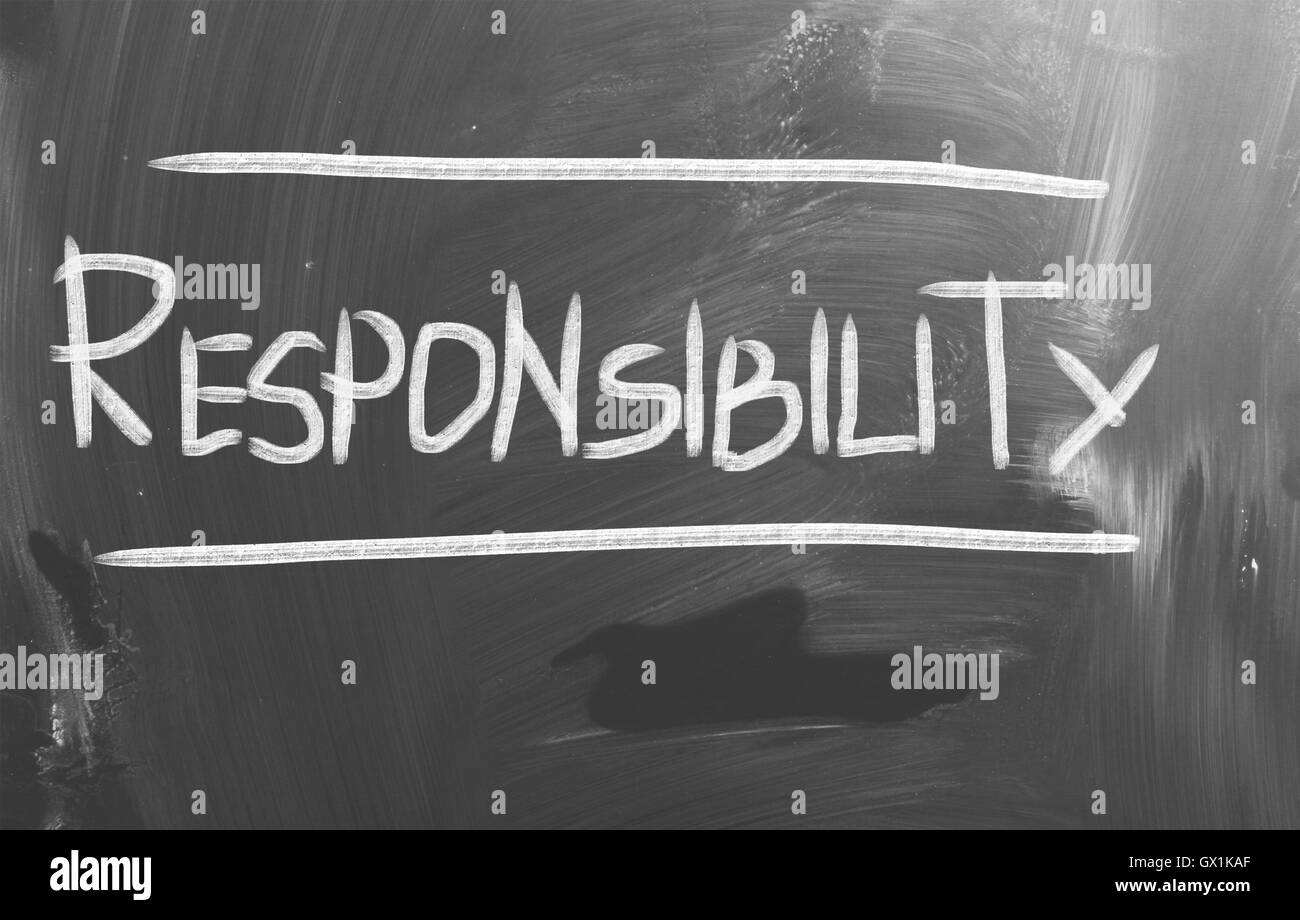 Responsibility-Konzepts Stockfoto