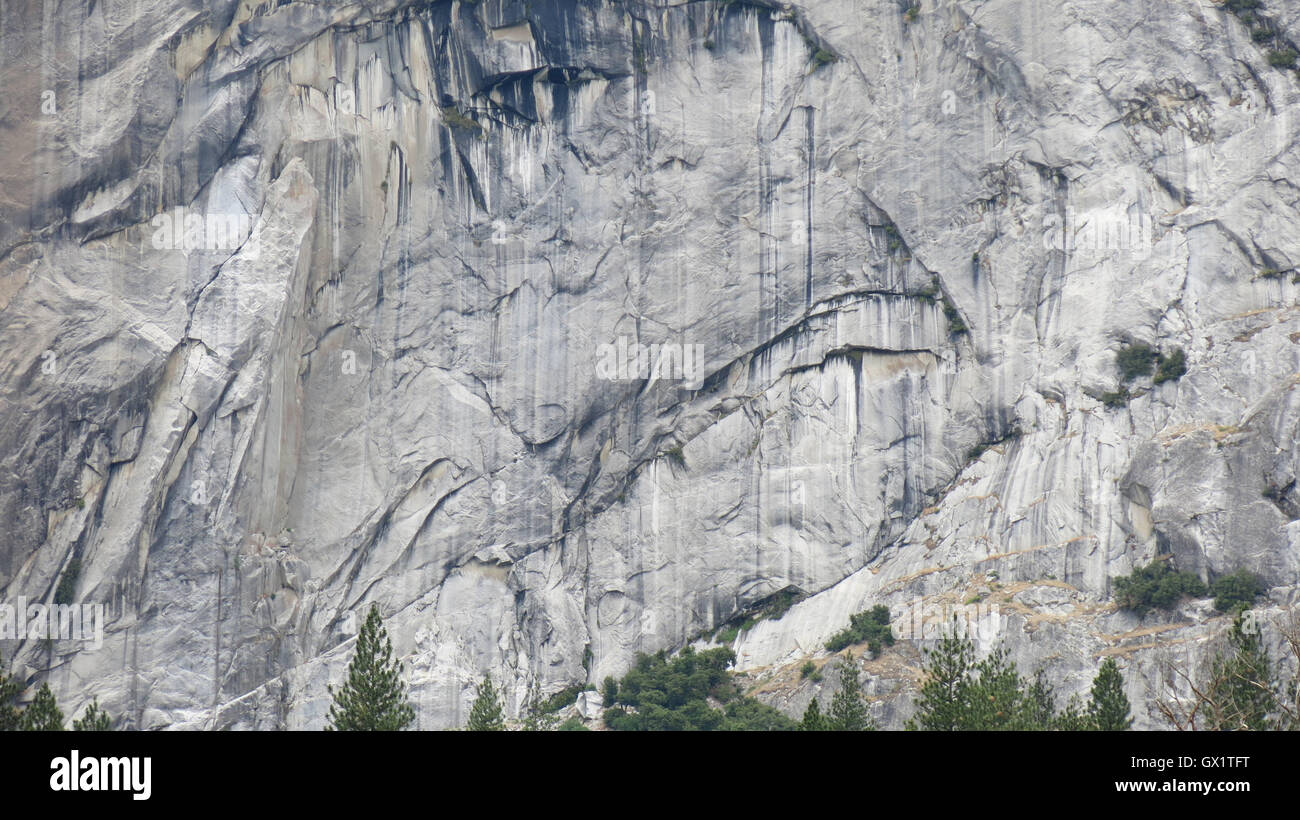 Felsen im Yosemite Nationalpark, Kalifornien Stockfoto