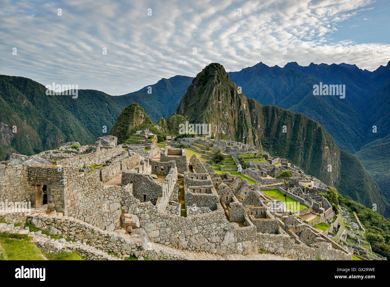 Ruinen von Machu Picchu, Cusco, Peru Stockfoto